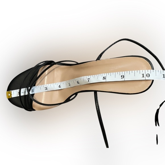 Women’s Black Strappy Lace-Up Heels | Sz 9 - Picture 5 of 7